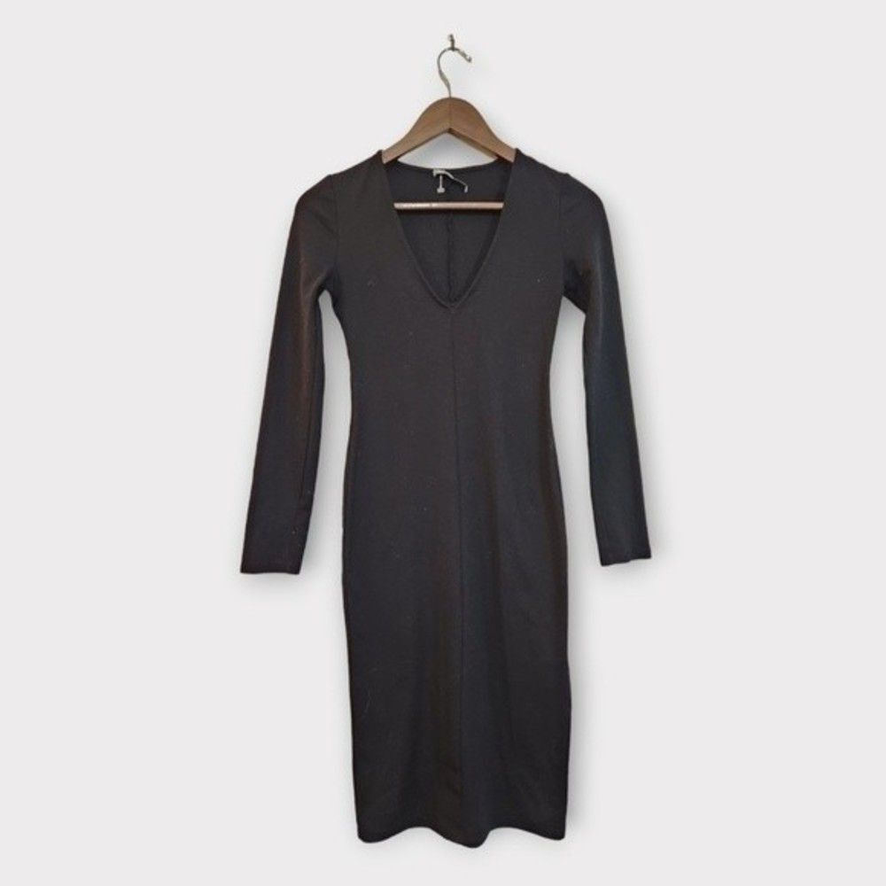 Zara Black Long Sleeve Dress